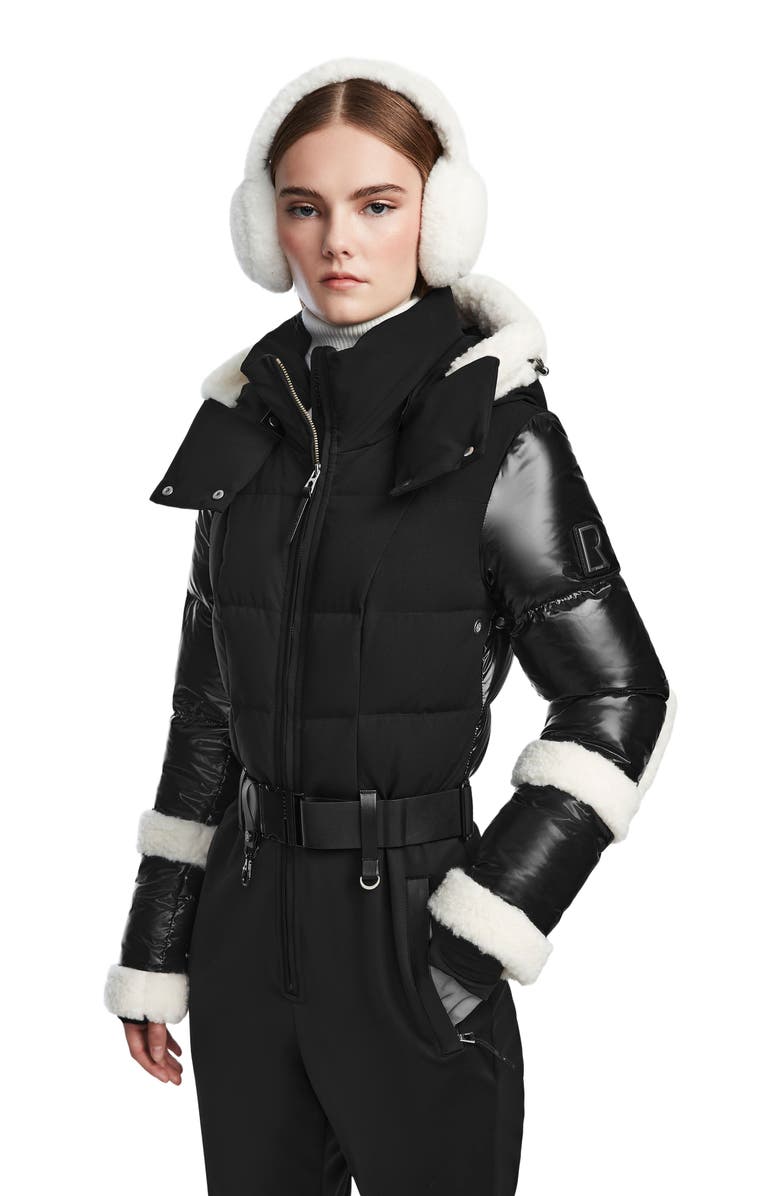 Rudsak CARMEN WOMEN'S SKI SUIT WITH FAUX SHEARLING, Alternate, color, 