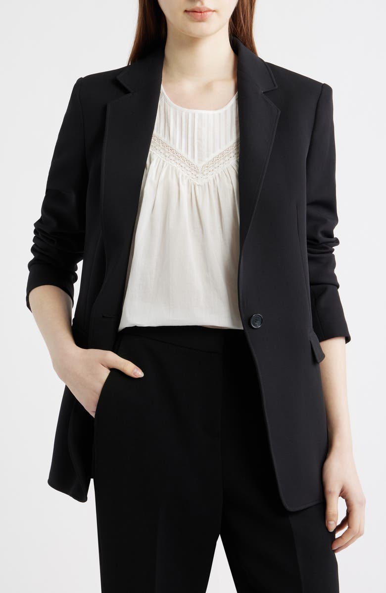 BOSS Orange Jabla One-Button Crepe Blazer, Alternate, color, 