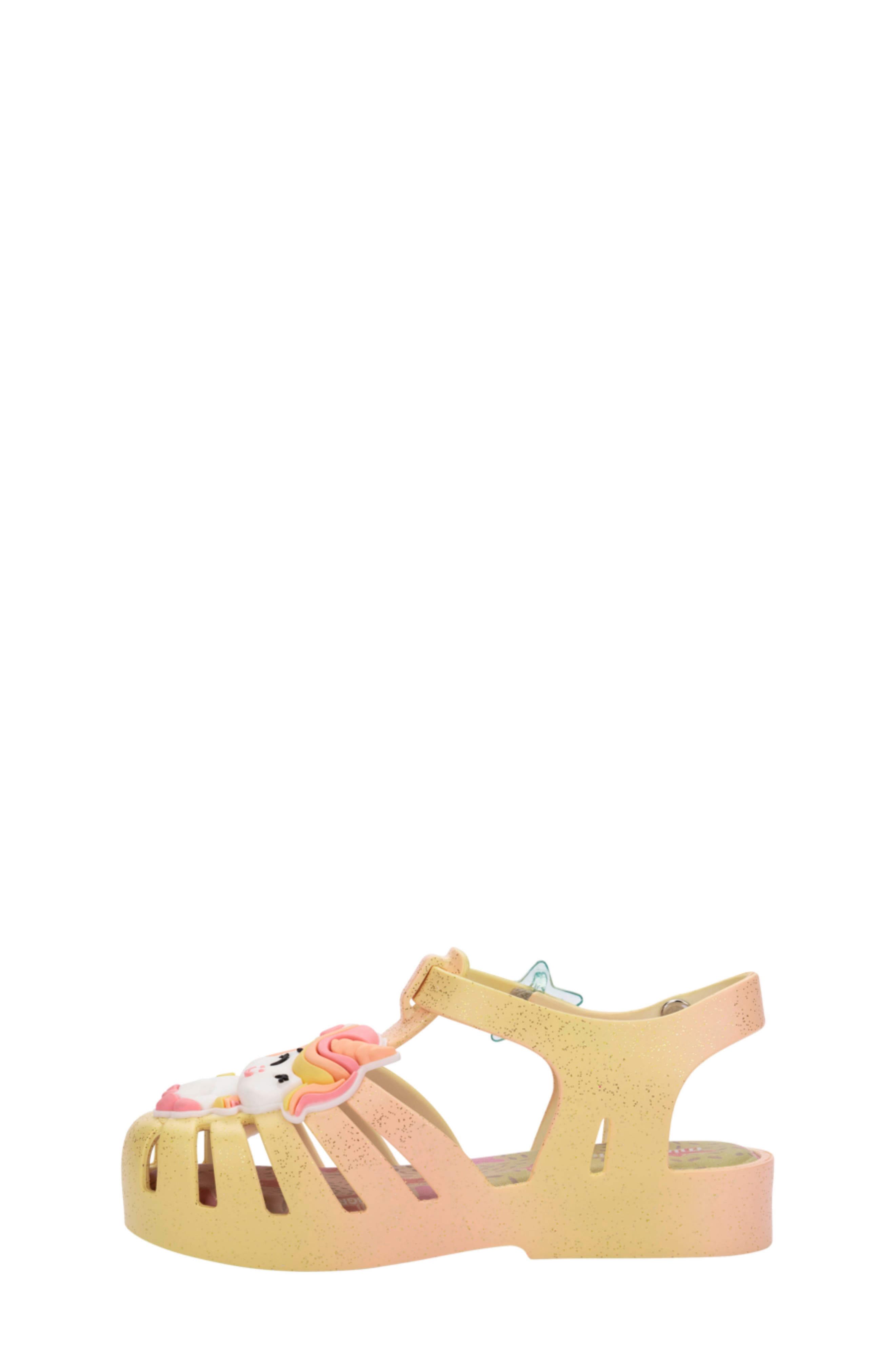 Kids' Mini Possession Sandal, Alternate, color, BEIGE/ YELLOW/ WHITE