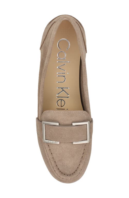 Calvin Klein Lydia Driving Shoe In Neutral