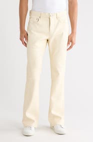 PURPLE BRAND Leather Flare Pants