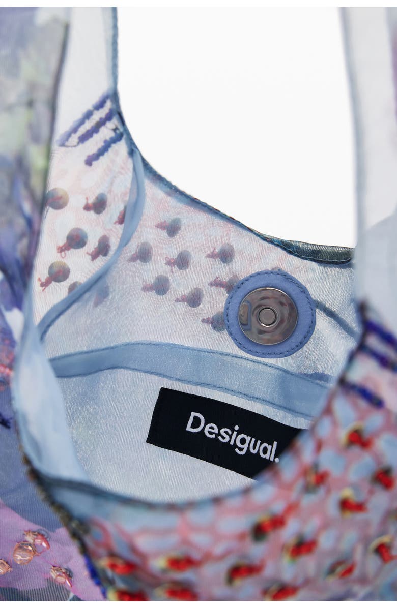 Desigual Marine Print Handbag, Alternate, color,