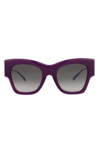 Philipp Plein Cat Eye-frame Acetate Sunglasses In Purple