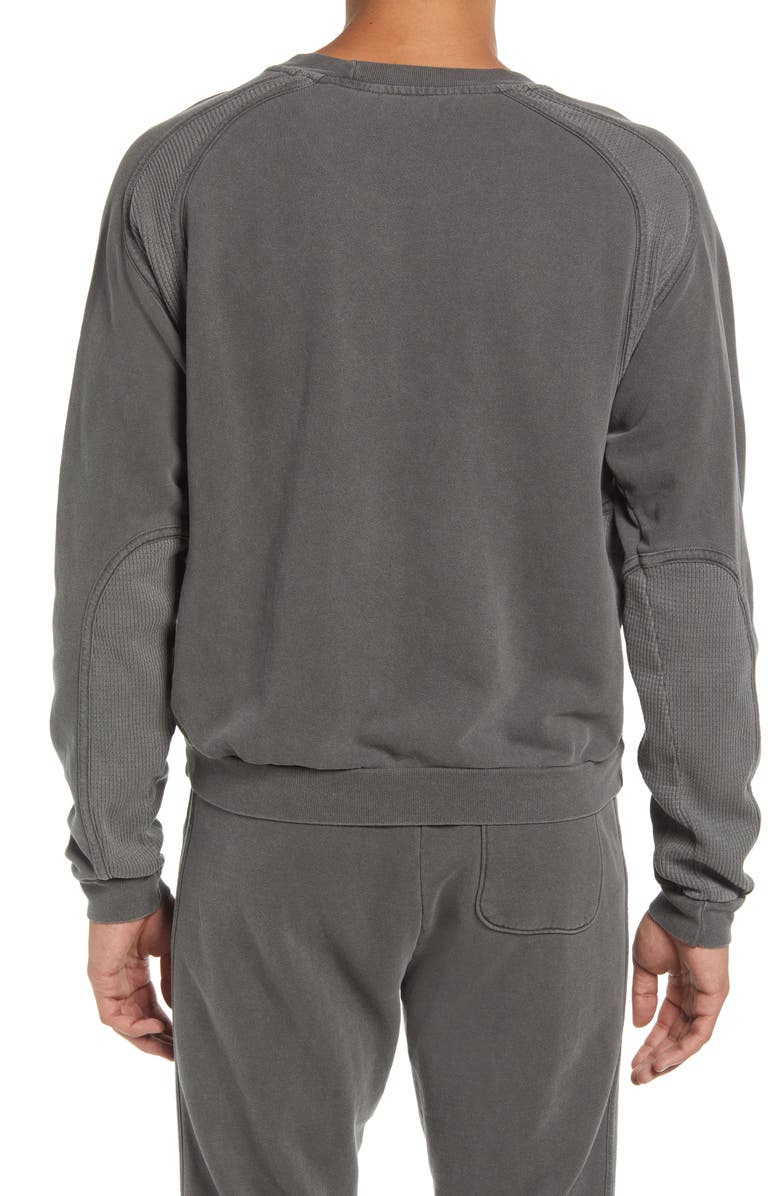 John Elliott Cross Thermal Crewneck Sweatshirt, Alternate, color, 