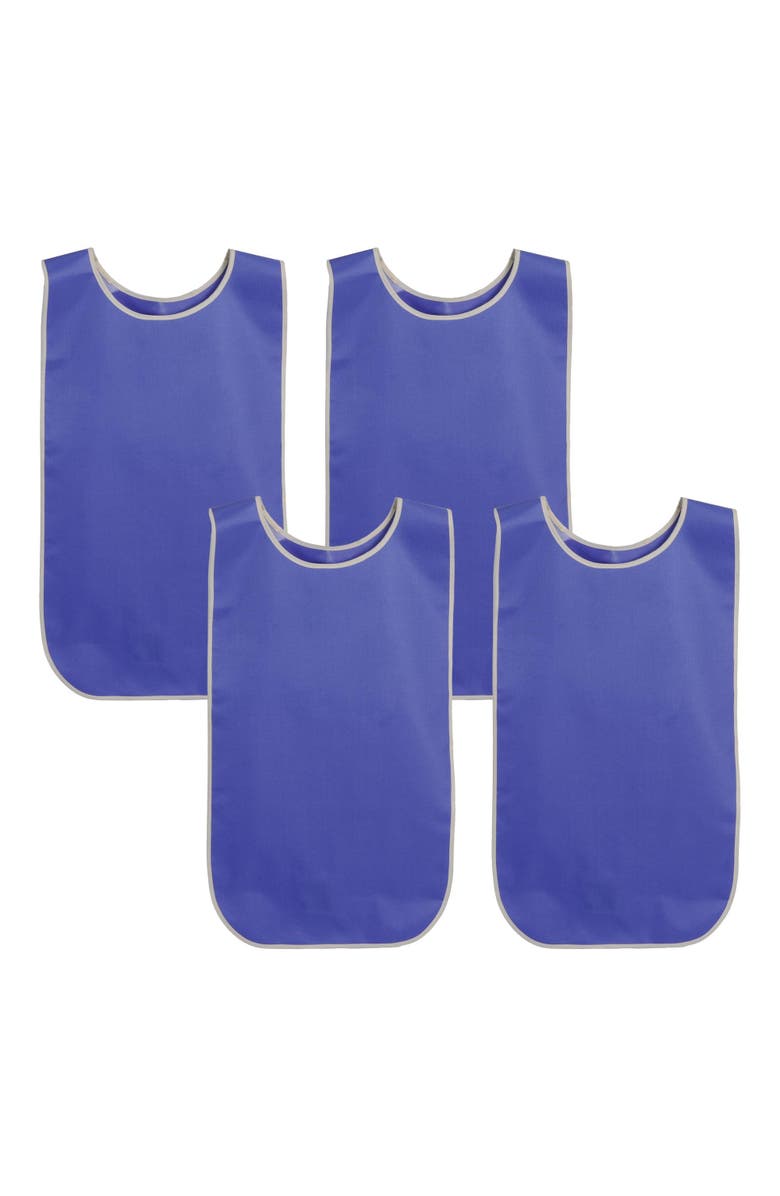 Kaplan Early Learning Company Preschool Sleeveless Art Aprons - Set of 4, Main, color, Blue