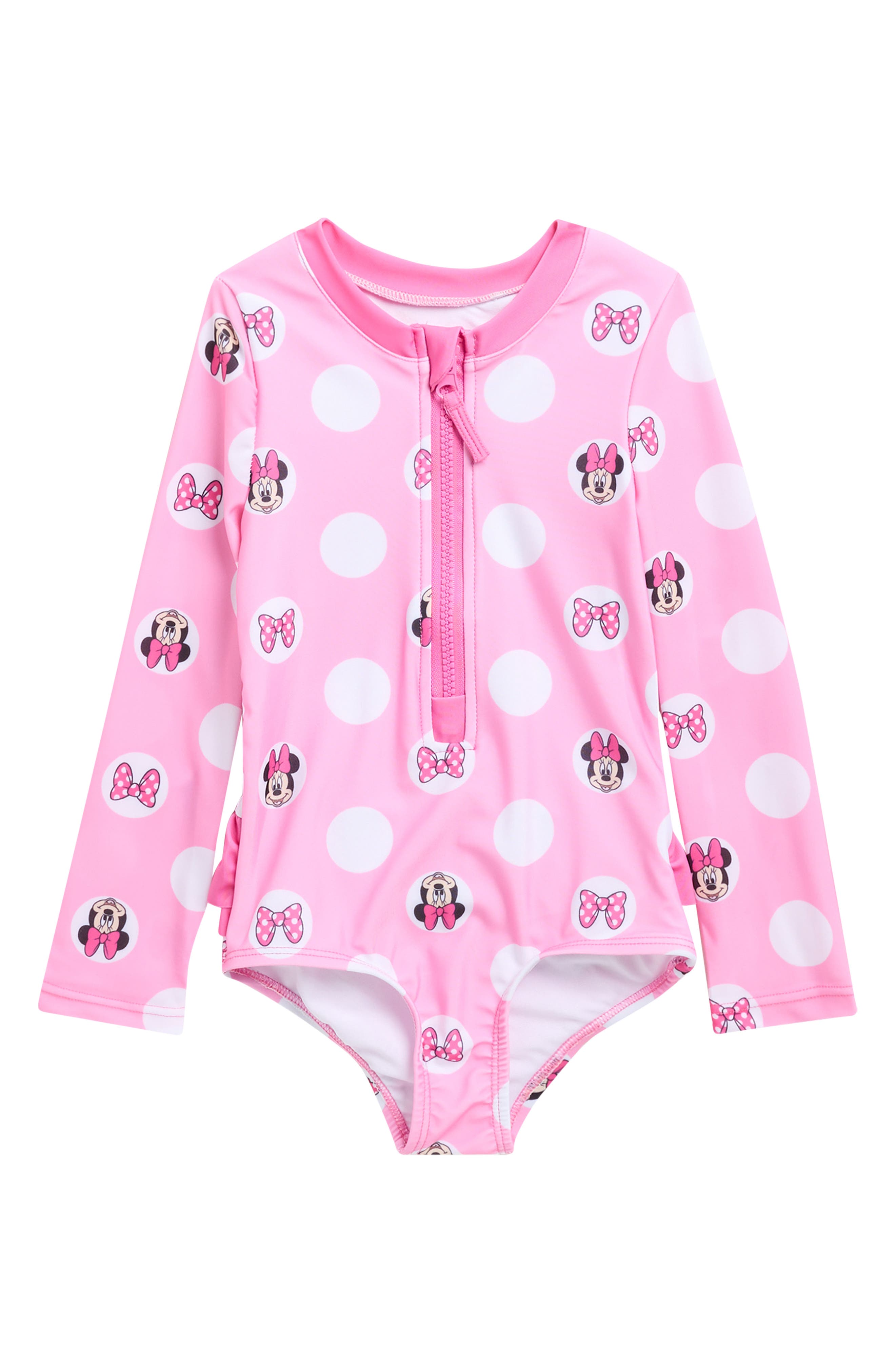 DREAMWAVE Kids' Minnie Mouse One-Piece Rashguard