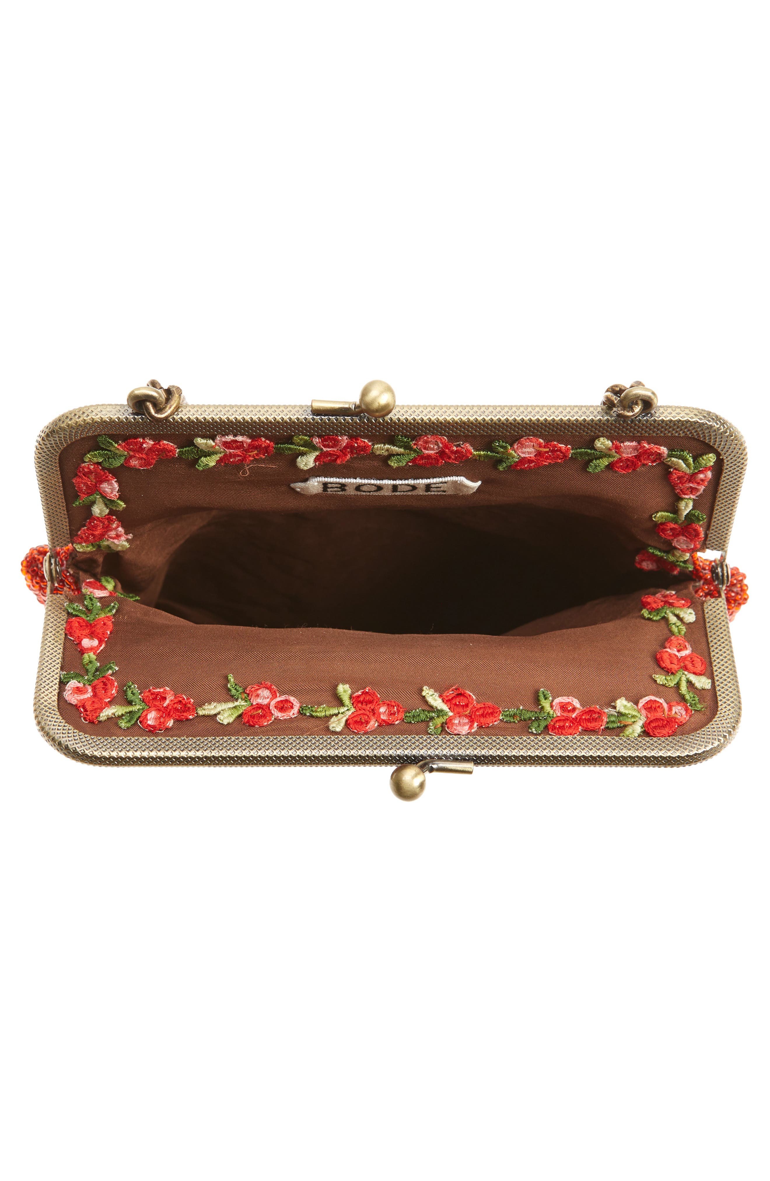 Athalia Beaded Shoulder Bag, Alternate, color, BROWN MULTI
