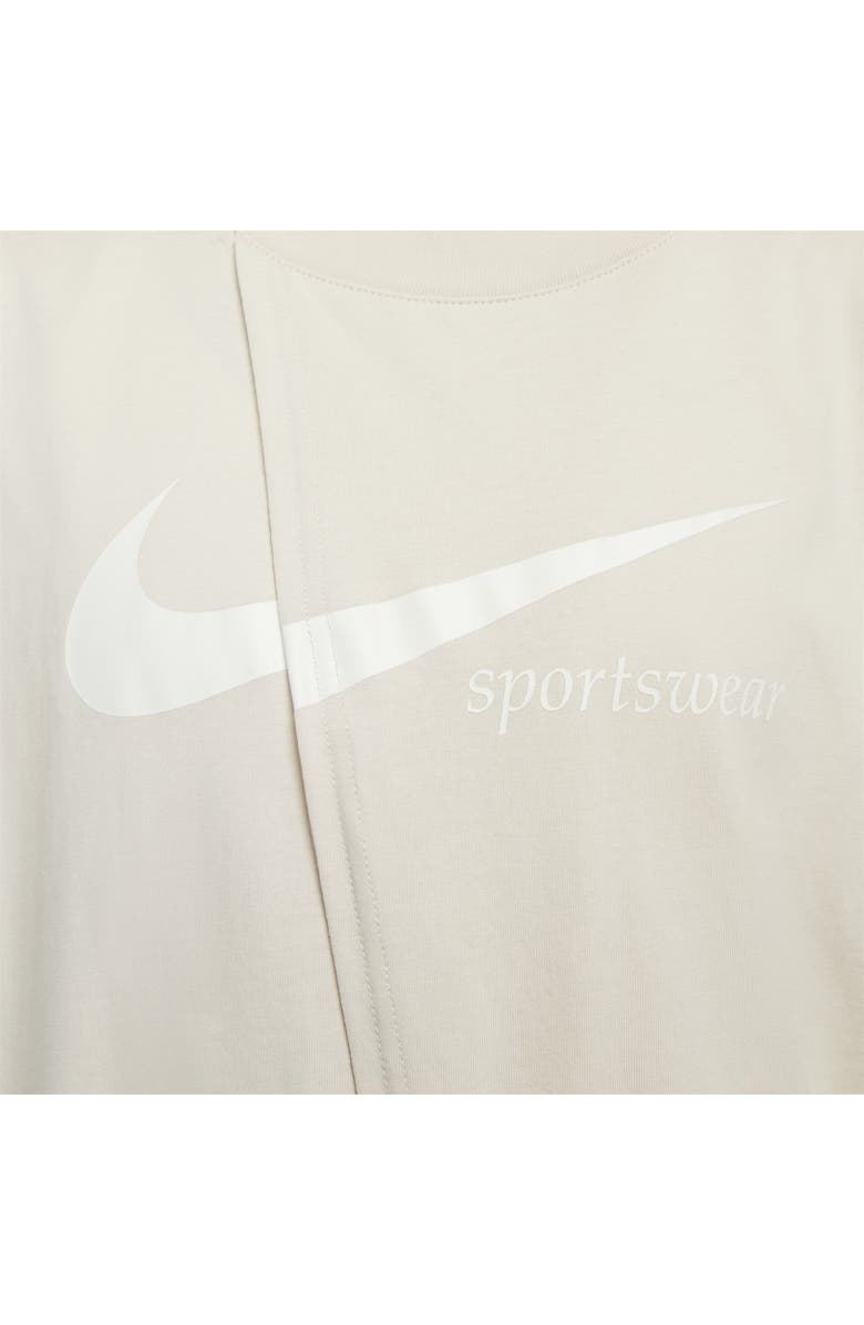 Nike Sportswear Cotton Oversize Slit Top, Alternate, color, 