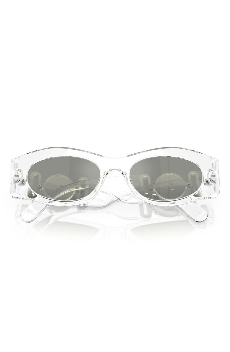 Versace 51mm Oval Sunglasses, Alternate, color,