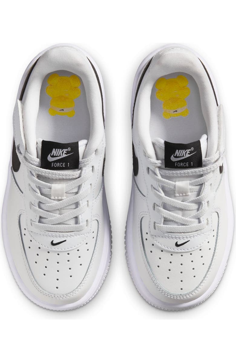 Nike Kids' Force 1 Low EasyOn Basketball Sneaker, Alternate, color, White/ Black