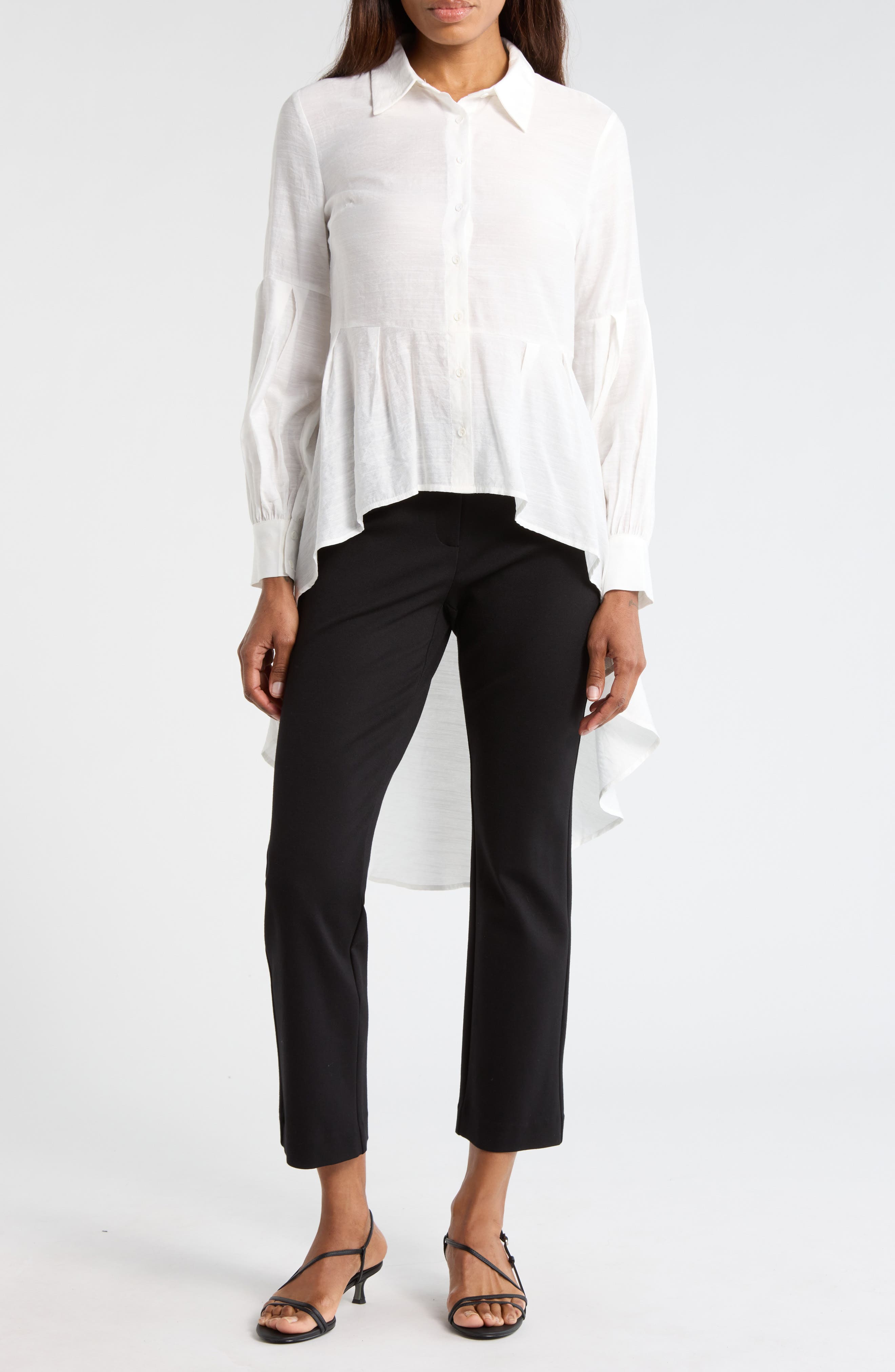 Button-Down High-Low Top - image 3