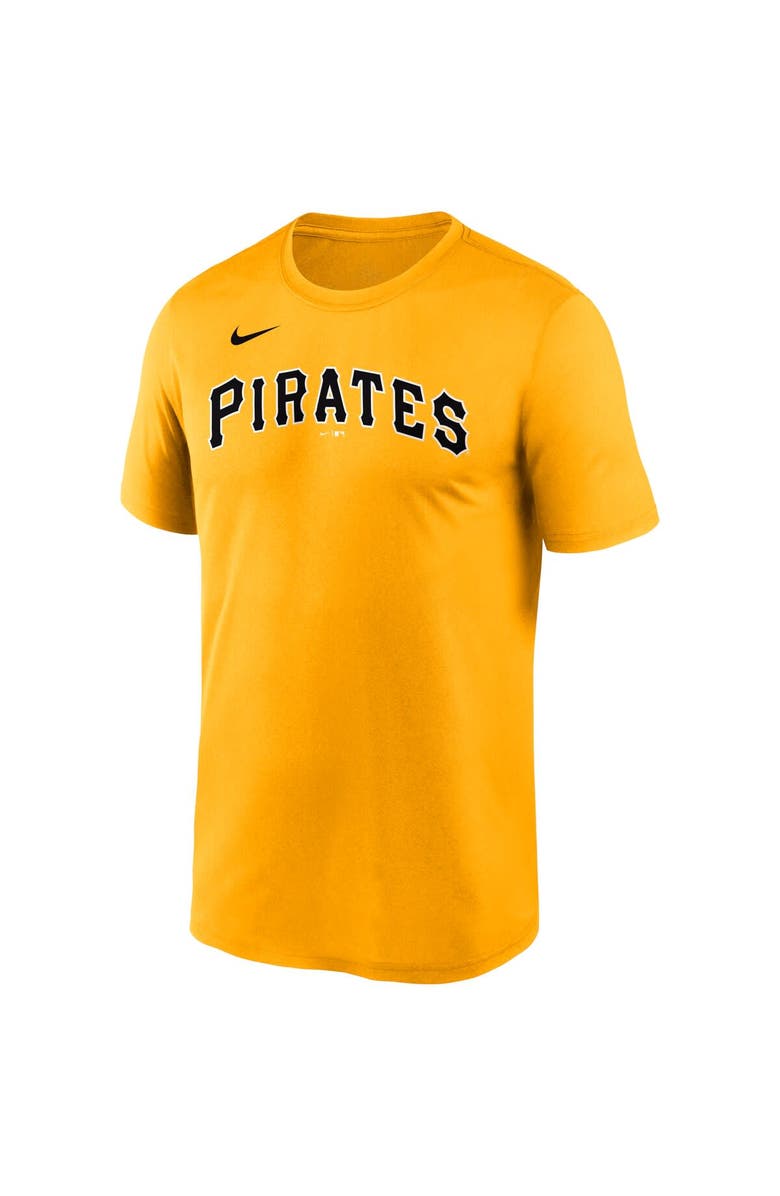 Nike Men's Nike Gold Pittsburgh Pirates Wordmark Legend T-Shirt, Alternate, color,