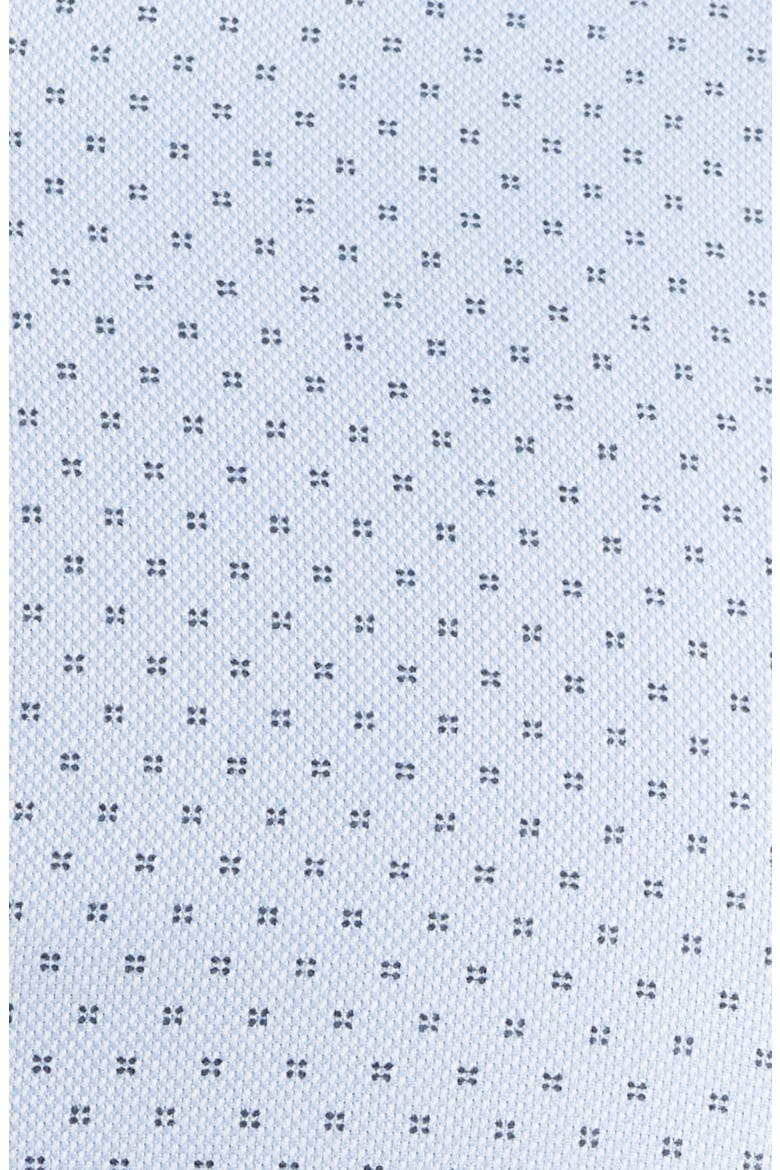 Hank Slim Fit Light Blue Neat Stretch Cotton Dress Shirt, Alternate, color, LIGHT/ PASTEL BLUE
