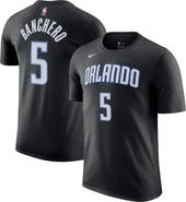 Nike Men's Nike Paolo Banchero Black Orlando Magic Icon 2022/23 Name & Number T-Shirt