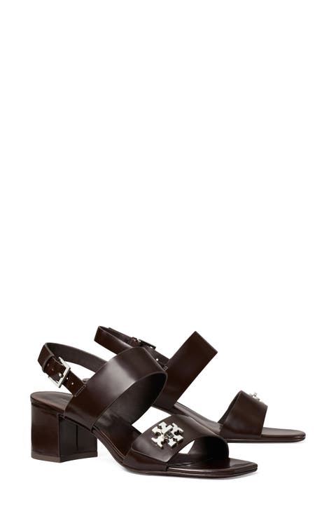 T Lock Block Heel Sandal (Women)