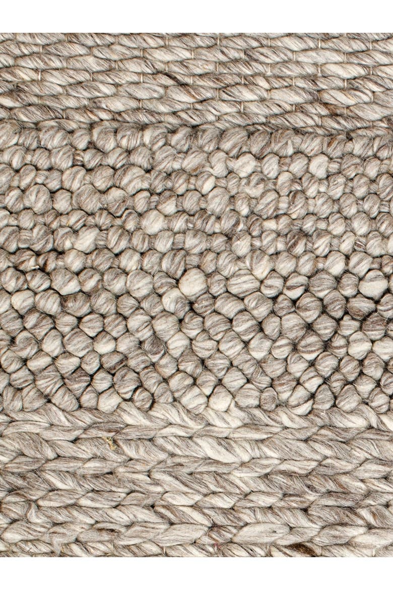 Textured Taupe Handwoven Pillow 14x40 with Down Alternative Insert, Alternate, color, Taupe