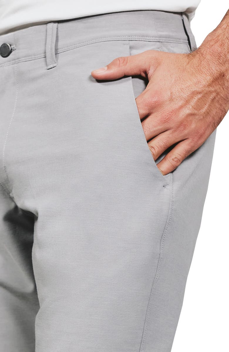 7 Diamonds Catalina 8-Inch Flat Front Stretch Shorts, Alternate, color, Grey