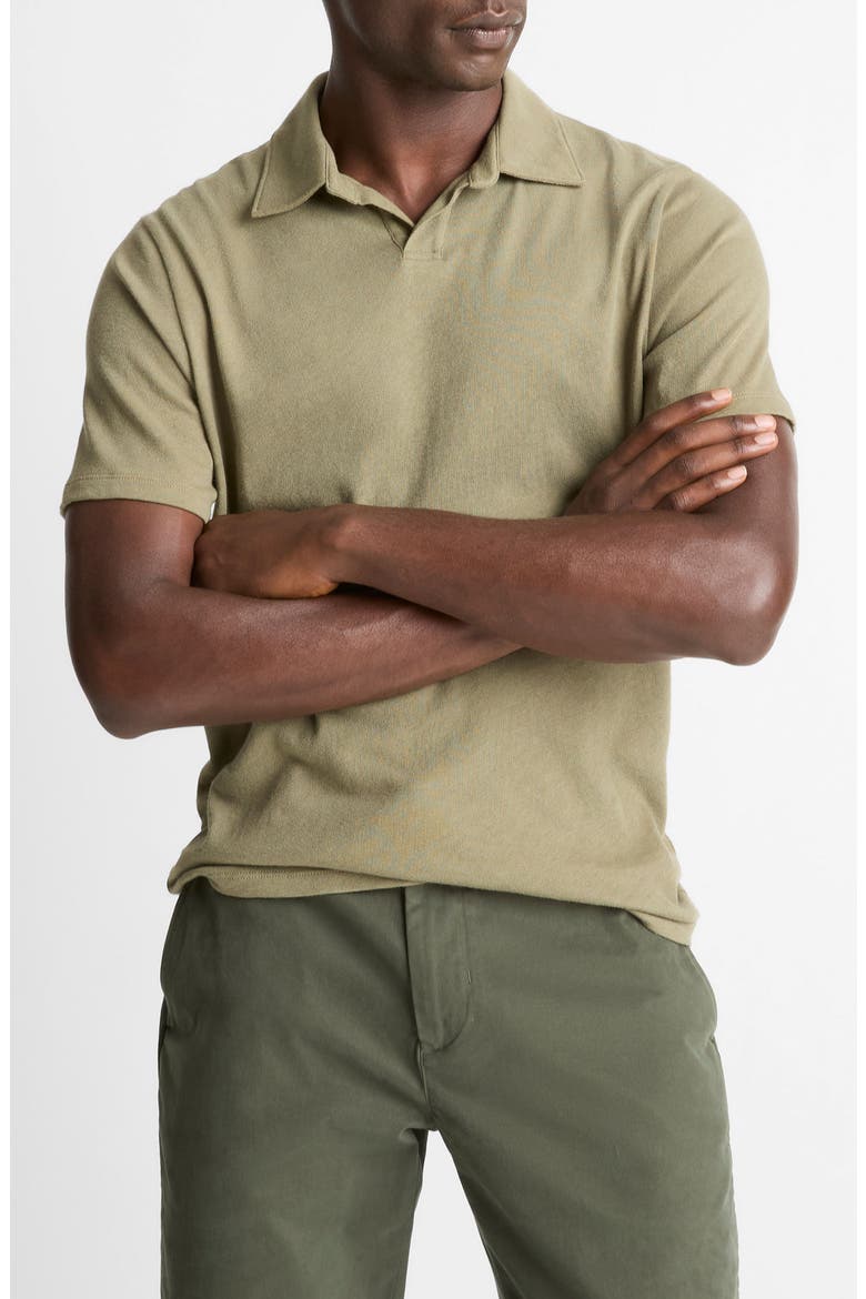 Loose Johnny Collar Polo, Main, color, SAGE