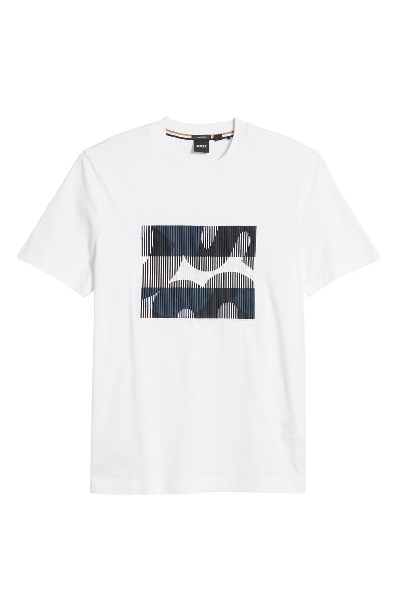 BOSS Thompson Logo Graphic T-Shirt, Alternate, color, Natural