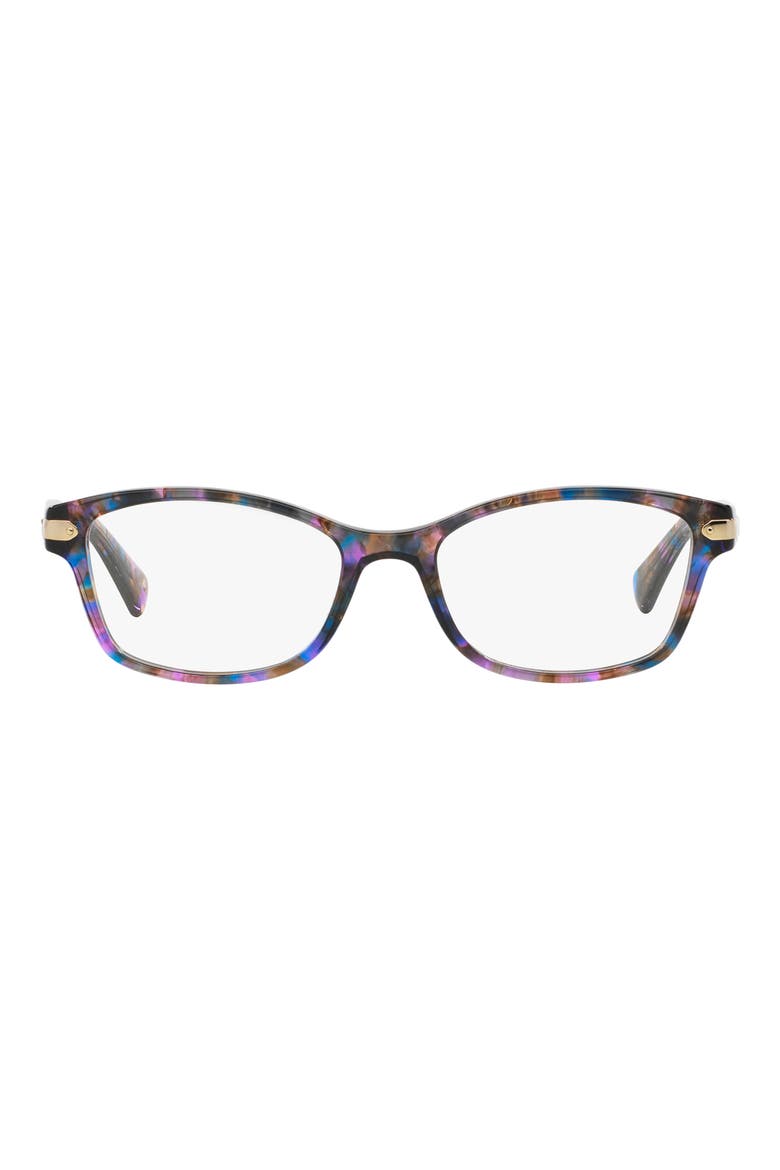51mm Rectangular Optical Glasses, Main, color, MULTI PURPLE