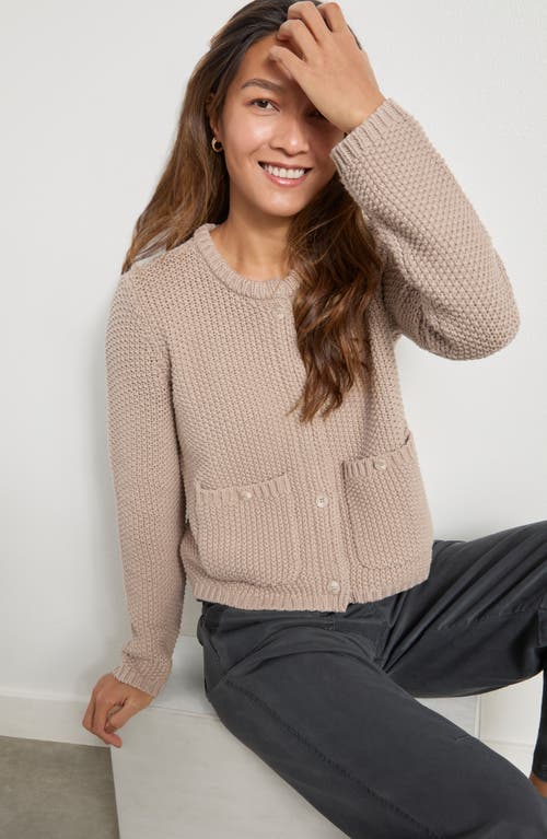 Splendid Angelica Cardigan In Brown