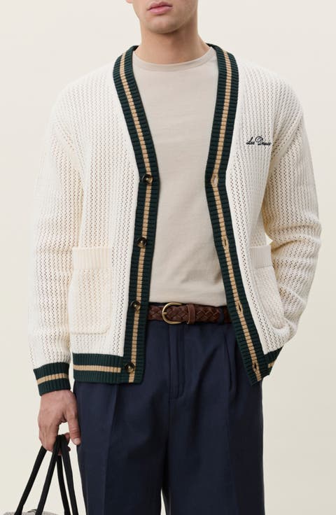 Lace Stitch Cotton Cardigan