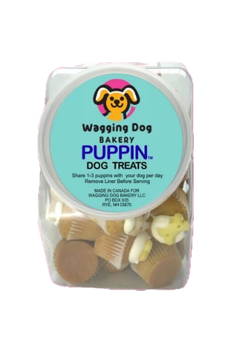 Puppin Mini Cupcake Dog Treat, 30 Pack, Main, color, Brown