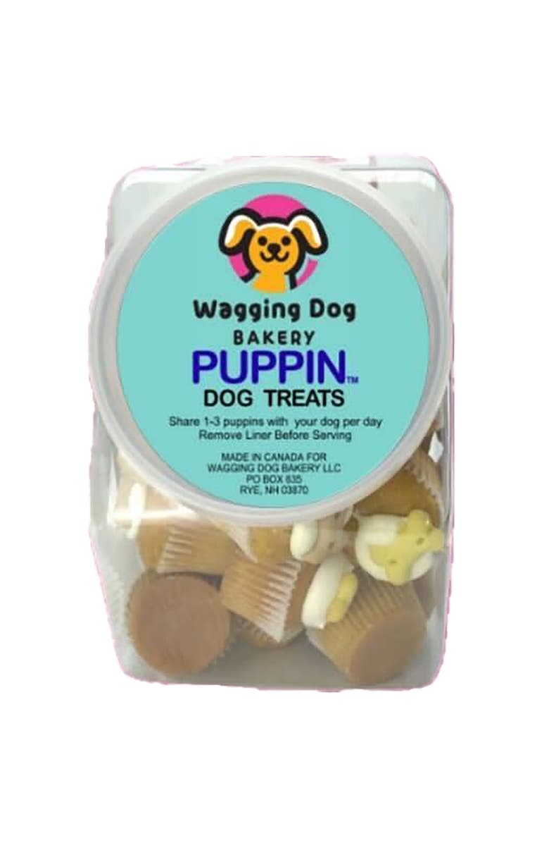 Wagging Dog Bakery Puppin Mini Cupcake Dog Treat, 30 Pack, Main, color, Brown