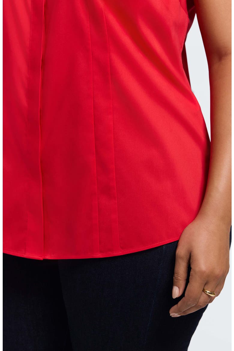 Taylor Non-Iron Sleeveless Button-Up Shirt, Alternate, color, SIMPLY RED