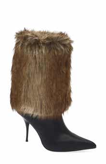Jeffrey Campbell Thermal Faux Fur Cuff Bootie