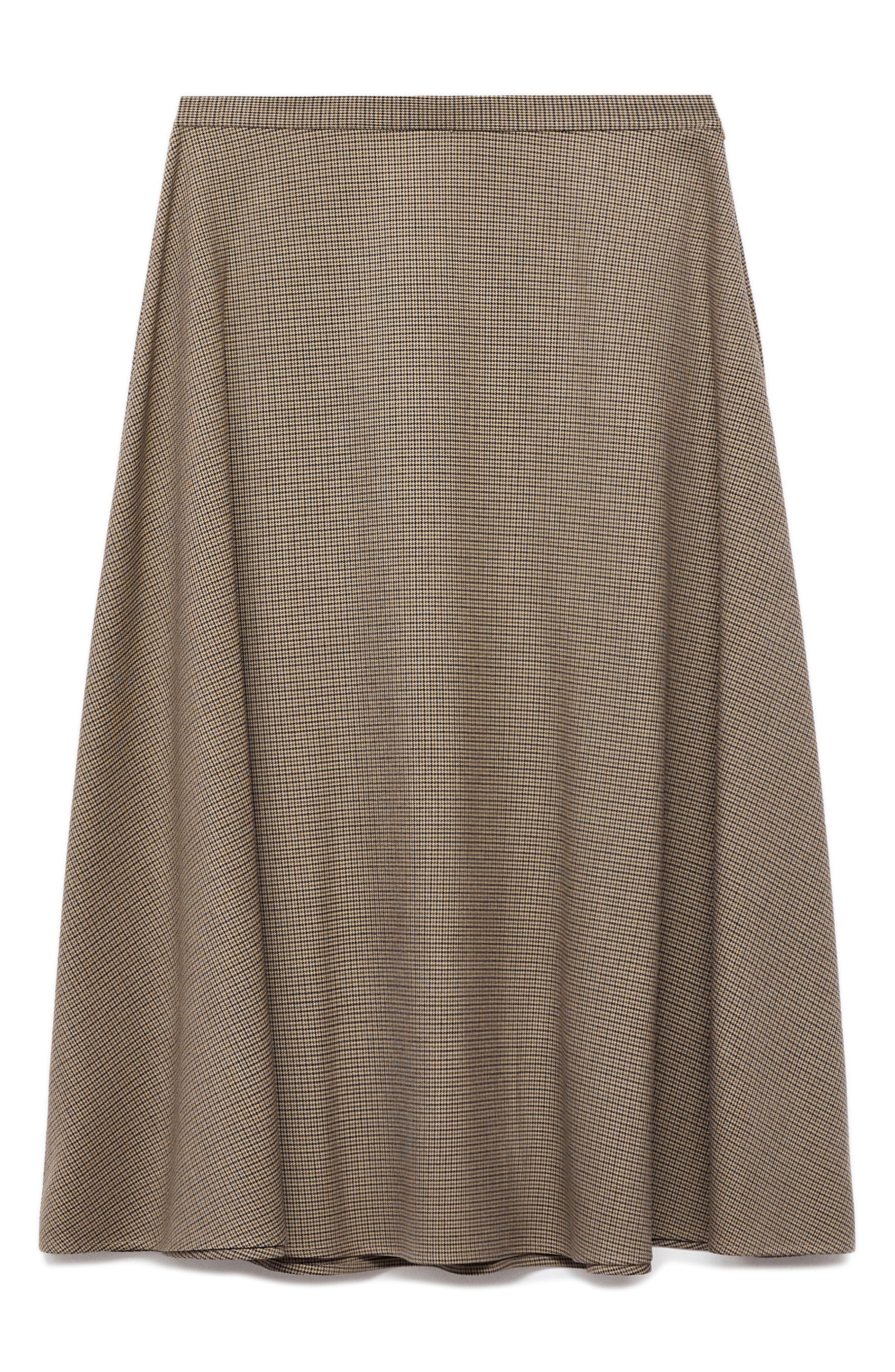 Houndstooth A-Line Skirt - image 2