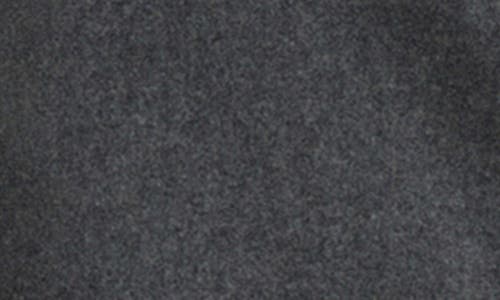 Mango Contrast Piping Mélange Cotton Flannel Pajamas In Gray