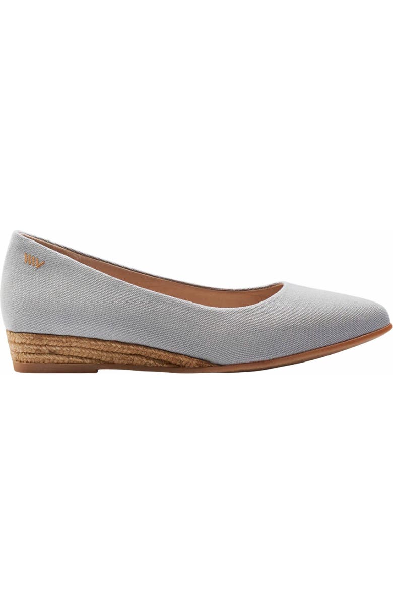 VISCATA Rubina Canvas Espadrille Flats, Main, color, Ash Grey