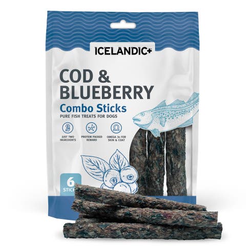Combo Sticks Cod & Blueberry 2oz, Dog Treats