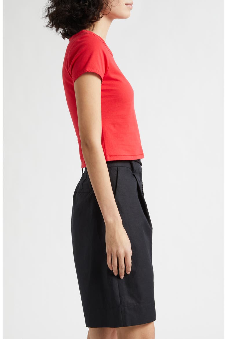 Clover Organic Cotton T-Shirt, Alternate, color, RED