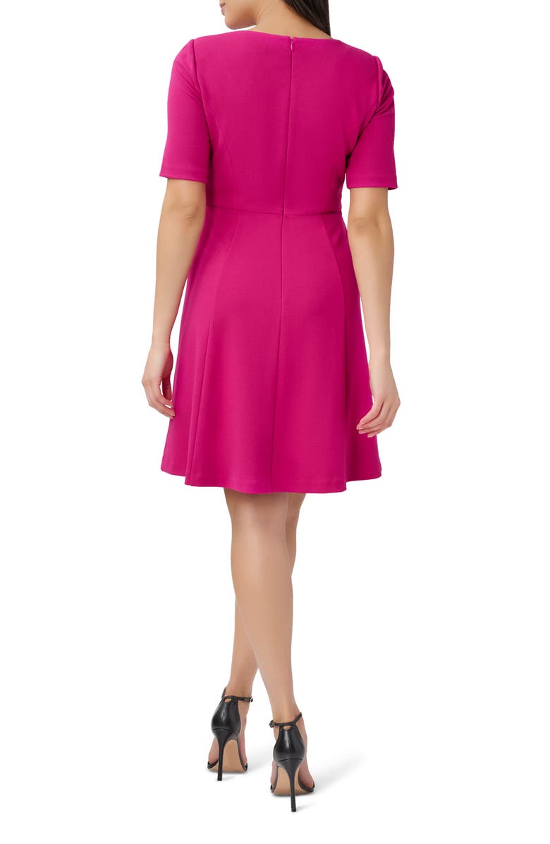 Adrianna Papell Tie Front High/Low Dress, Alternate, color, 