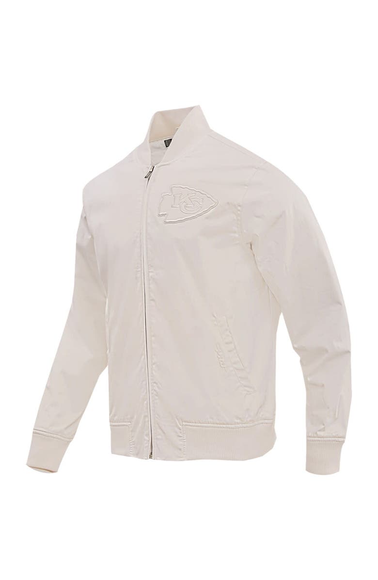 PRO STANDARD Men's Pro Standard Cream Kansas City Chiefs Neutral Full-Zip Jacket, Alternate, color, Cream