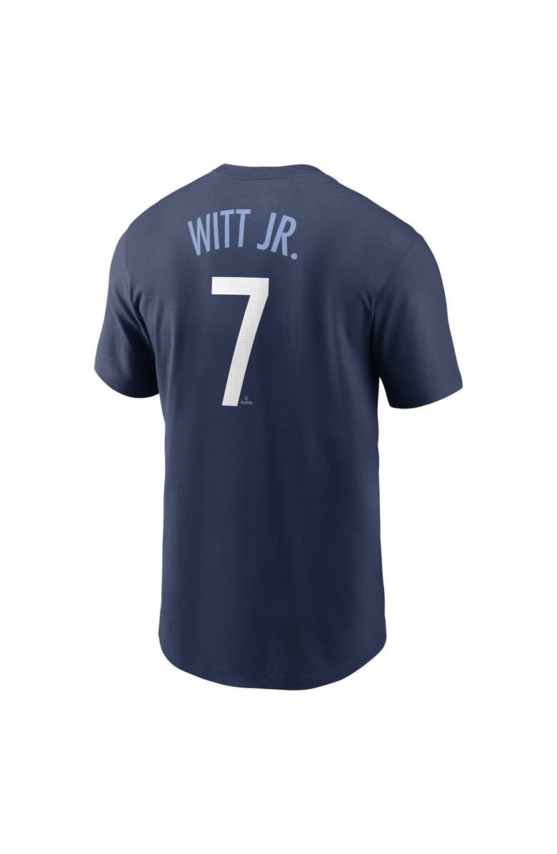 Nike Men's Nike Bobby Witt Jr. Navy Kansas City Royals City Connect Fuse Name & Number T-Shirt, Alternate, color, Navy