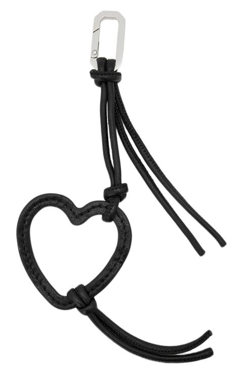 Heart Leather Bag Charm