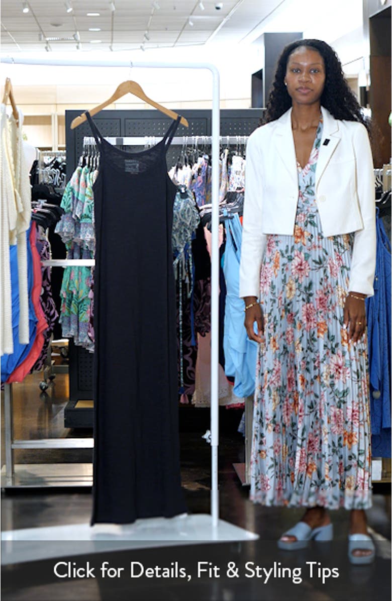 Sunwashed Slub Organic Cotton Maxi Tank Dress, sales video thumbnail