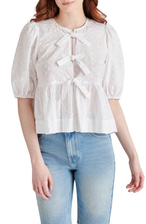 Paula Eyelet Embroidery Shirt