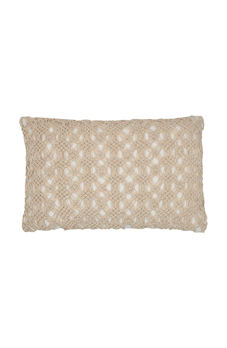 C&F Home Clyde Handcrafted Accent Pillow, Main, color, Brown