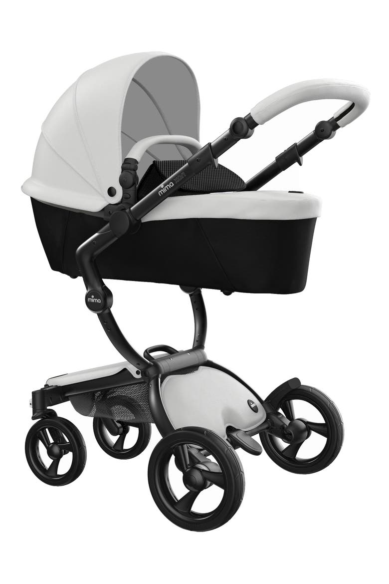 Xari 4G Chassis Stroller & Maxi-Cosi® Coral XP Infant Car Seat Travel System, Alternate, color, BLACK SNOW-WHITE BLACK BLACK