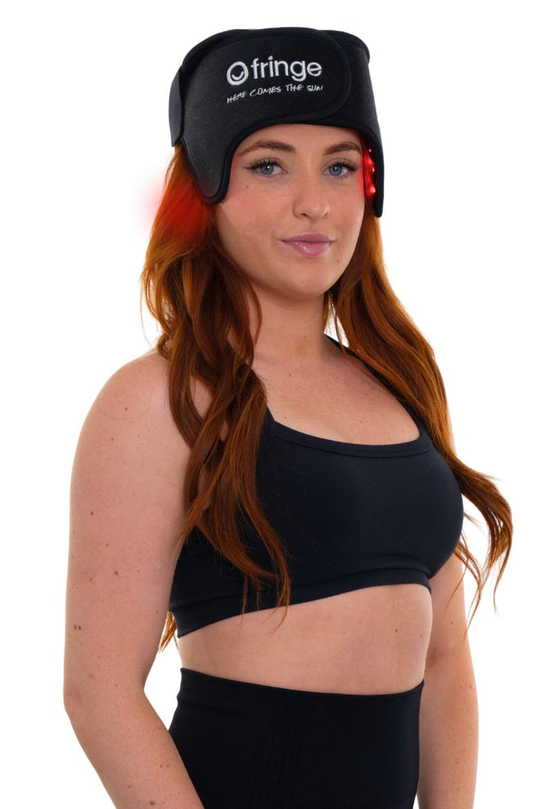 Red Light Therapy Head Wrap, Alternate, color, BLACK