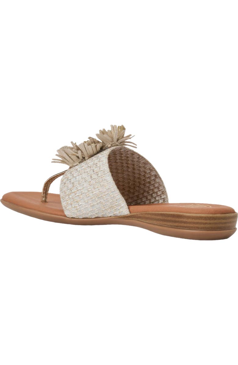 André Assous Novalee Woven Sandal, Alternate, color, Platino Multi