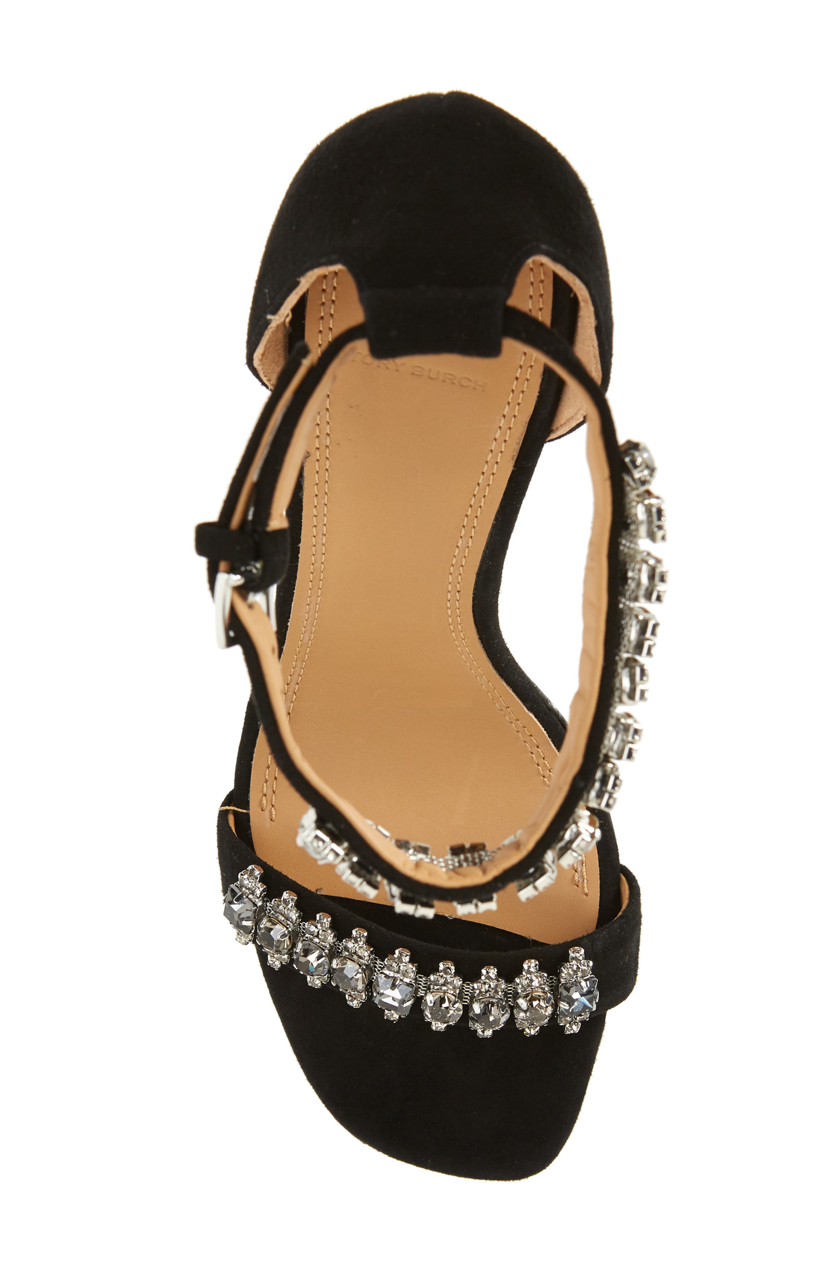 Tory Burch Embellished Leather Sandal, Alternate, color, 