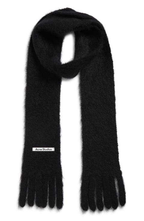 Winter Kinna Mohair & Wool Skinny Scarf