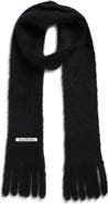 Acne Studios Winter Kinna Mohair & Wool Skinny Scarf