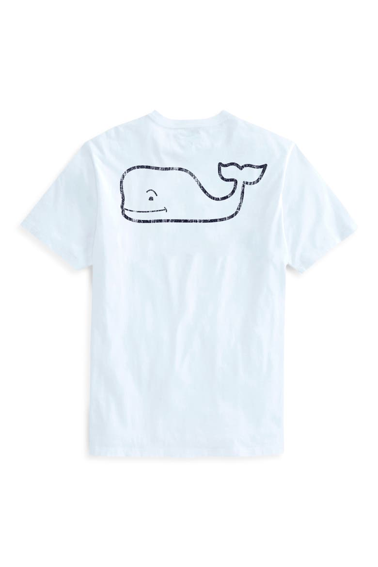 Men's Vintage Whale Pocket Graphic Tee, Alternate, color, WHITE CAP