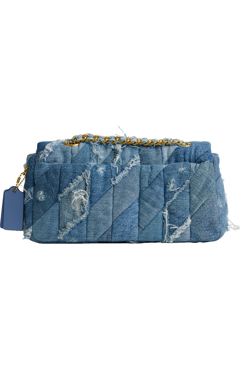 COACH Tabby 26 Patchwork Quilted Denim Shoulder Bag, Alternate, color, Denim Multi